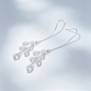Dangling Crystal Threader Earrings