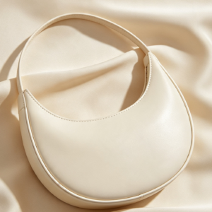 Ivory Crescent Slouch Shoulder Bag